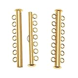 Algopix Similar Product 20 - Beadaholique Slide Tube Clasps Seven
