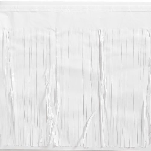 Algopix Similar Product 6 - White Vinyl Fringe Parade Material