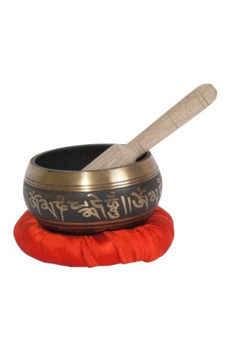 Algopix Similar Product 4 - DOBANI Singing Bowl Decorated 4Inch