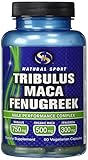 Algopix Similar Product 9 - Natural Sport TribulusMacaFenugreek