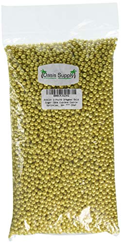 Algopix Similar Product 7 - Avalon 2Pound Dragees Gold Sugar Cake