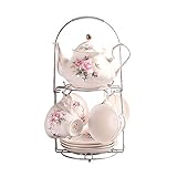 Algopix Similar Product 13 - ufengke 9 Piece European Ceramic Tea