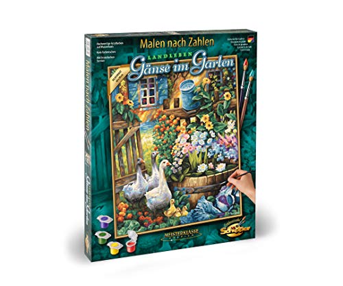 Algopix Similar Product 8 - Norris Paint byS Geese in The Garden