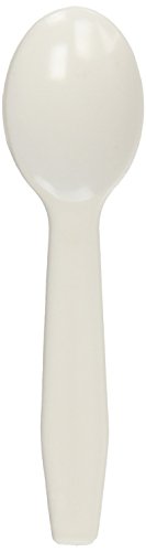 Algopix Similar Product 19 - Mini Plastic Taster Spoons 100 Count