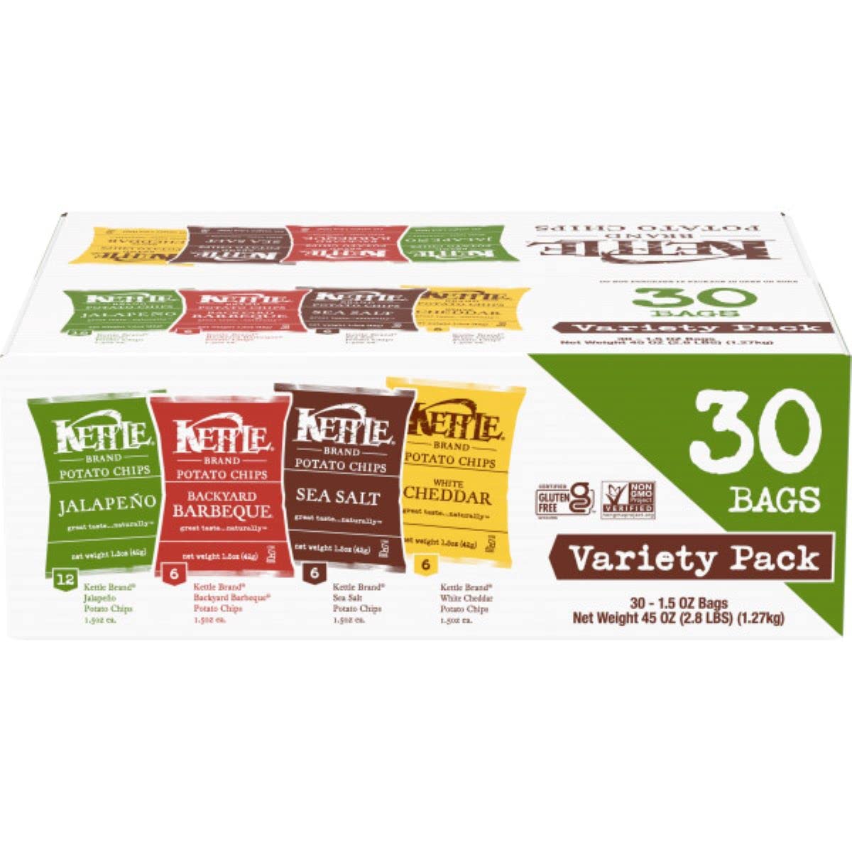 Algopix Similar Product 19 - Kettle Brand Potato Chips Variety Pack