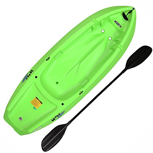 Algopix Similar Product 2 - Lifetime Youth Wave Kayak with Paddle