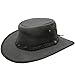 Algopix Similar Product 11 - Lone Wolf Leather Hat Black Small