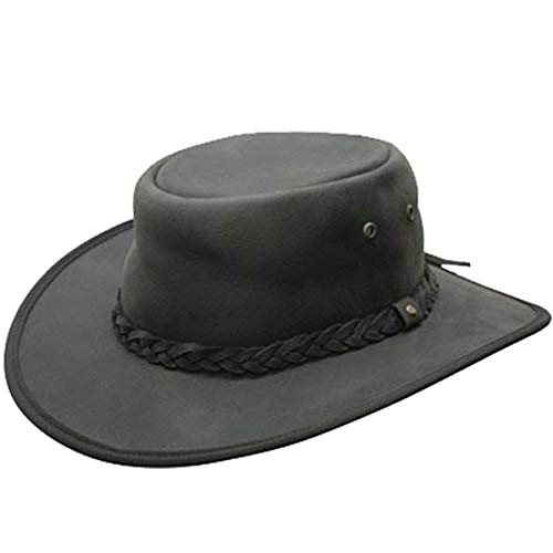 Algopix Similar Product 15 - Lone Wolf Leather Hat Black Small