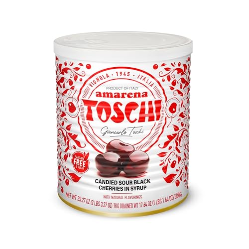 Algopix Similar Product 12 - Toschi Amarena Black Cherries in Syrup
