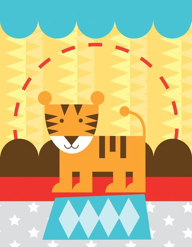 Algopix Similar Product 16 - Oopsy Daisy Fine Art for Kids Circus