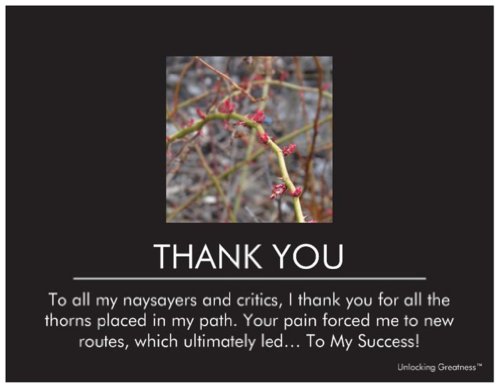 Algopix Similar Product 18 - Unlocking Greatness No.1 Thank You Card