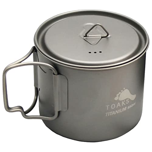 Algopix Similar Product 19 - TOAKS LIGHT Titanium 550ml Pot