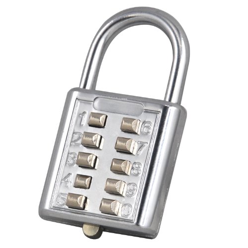 Algopix Similar Product 9 - TRIXES 10 Digit Combination Silver