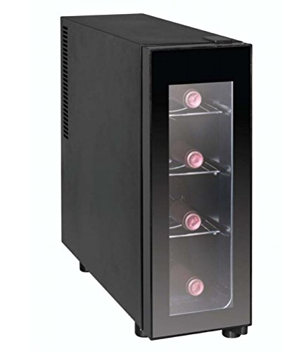 Algopix Similar Product 5 - IGLOO FRW041 4-Bottle Wine Cooler, Black