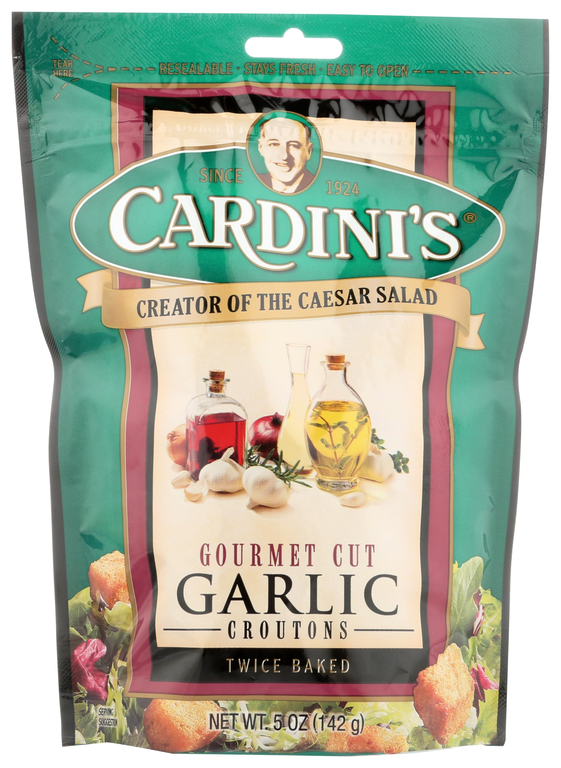 Algopix Similar Product 16 - Cardini Croutons Gourmet Garlic, 5-Ounce