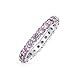 Algopix Similar Product 1 - Cubic Zirconia Pink CZ Band Stackable