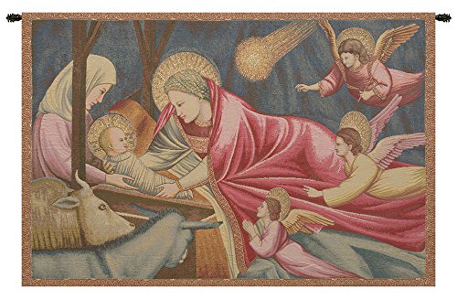 Algopix Similar Product 19 - Nativity Giotto Italian Tapestry