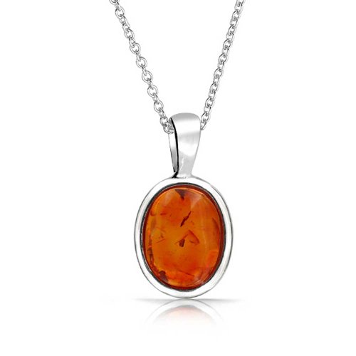 Algopix Similar Product 9 - Simple Plain Oval Honey Amber Bezel Set