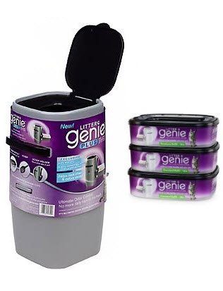 Algopix Similar Product 15 - Litter Genie Plus Silver Cat Litter