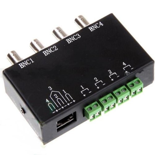 Algopix Similar Product 17 - 4 Channel Video Balun BNC to UTP RJ45