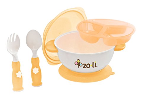 Algopix Similar Product 2 - ZoLi STUCK Suction Feeding Bowl Kit 