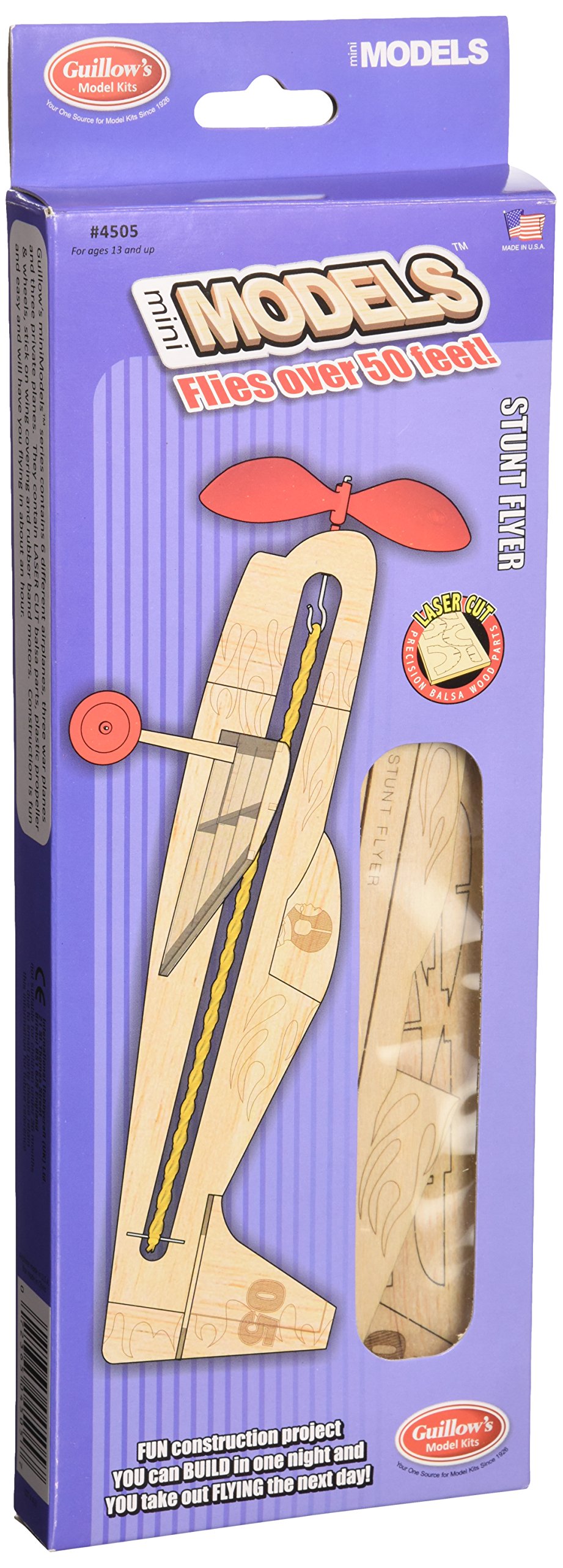 Algopix Similar Product 8 - Guillow's Stunt Flyer Model Kit