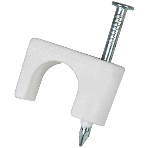 Algopix Similar Product 4 - QualGear 6mm Cable Clips White 100