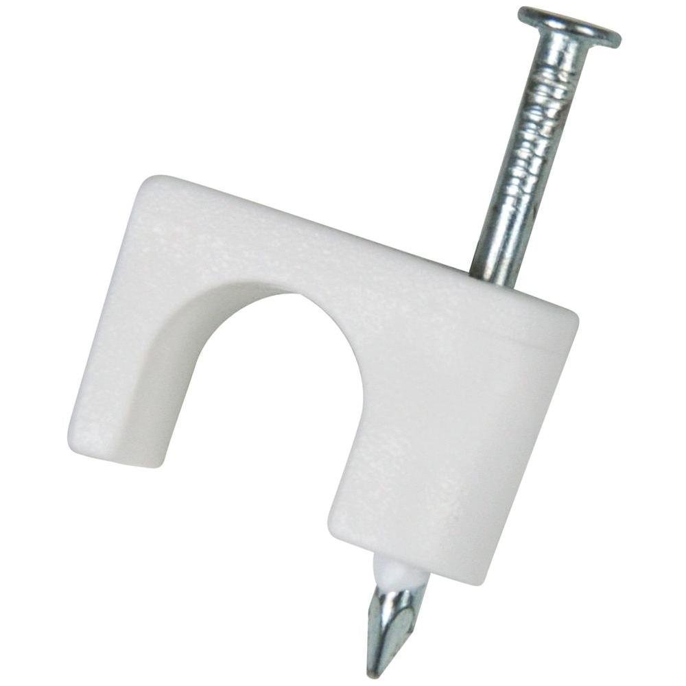 Algopix Similar Product 18 - QualGear 6mm Cable Clips White 100