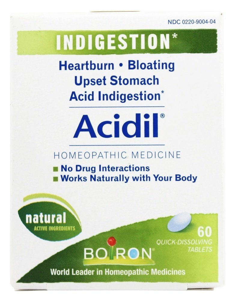 Algopix Similar Product 15 - Boiron Acidil Heartburn 60 Tab