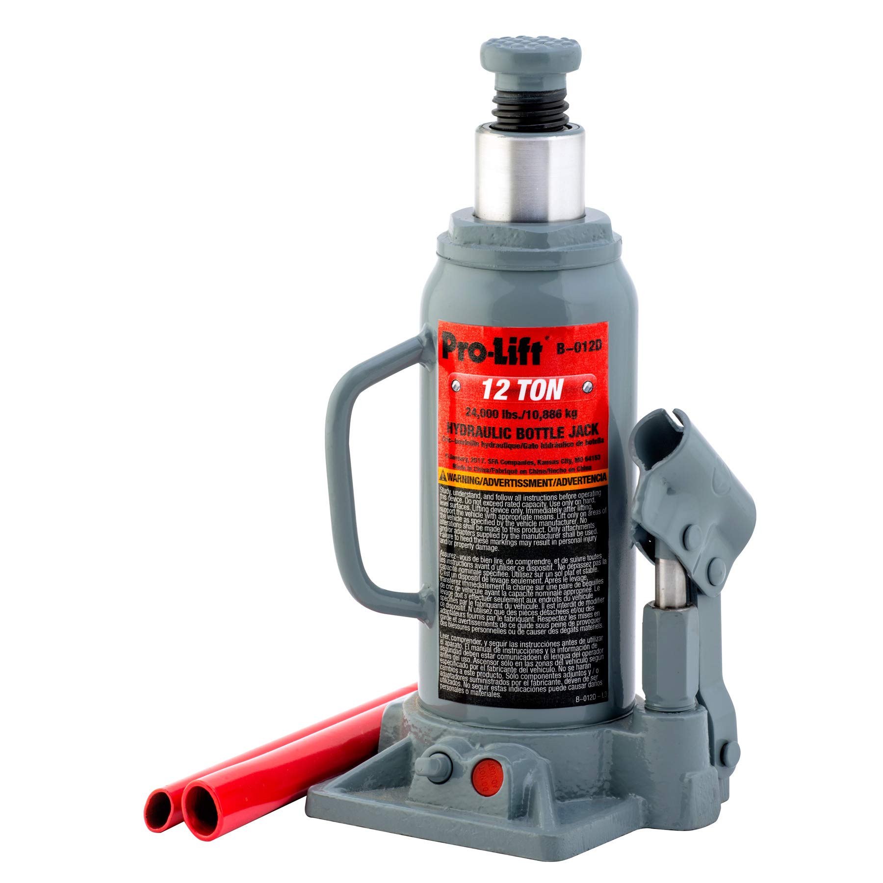 Algopix Similar Product 19 - ProLift B012D Grey Hydraulic Bottle