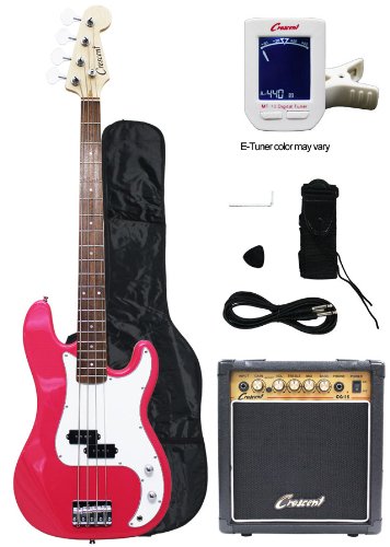 Algopix Similar Product 3 - Crescent Electric Bass Guitar Starter