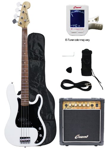 Algopix Similar Product 9 - Crescent Electric Bass Guitar Starter