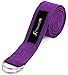 Algopix Similar Product 5 - ProsourceFit Metal DRing Yoga Strap 8