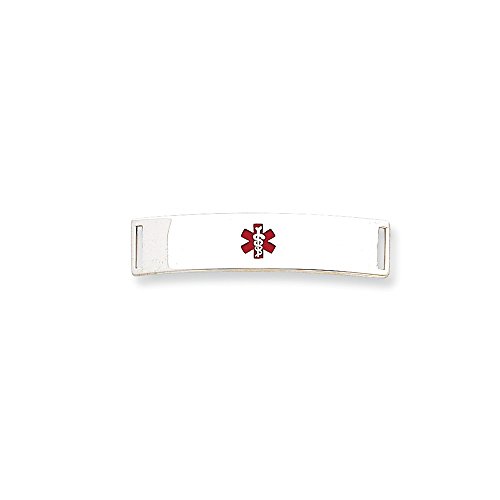 Algopix Similar Product 19 - Goldia Sterling Silver 10mm Medical ID