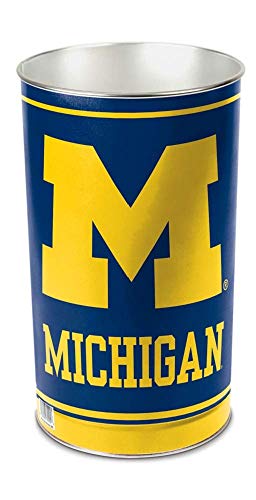 Algopix Similar Product 17 - NCAA Michigan Wolverines Wastebasket