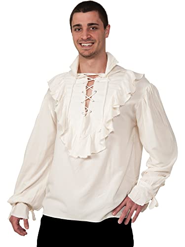 Algopix Similar Product 10 - Rubies Adult Pirate Shirt White