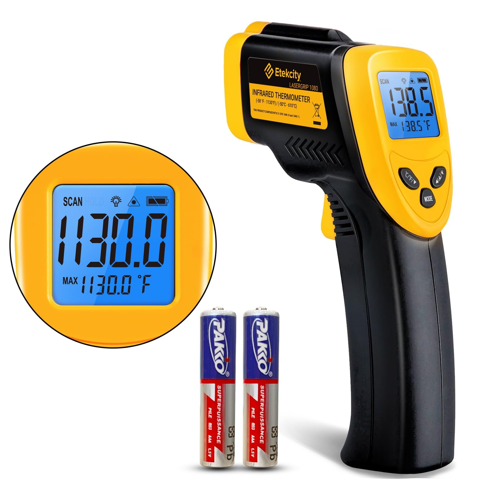 Algopix Similar Product 4 - Etekcity Infrared Thermometer