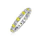 Algopix Similar Product 12 - Cubic Zirconia Yellow White Alternating