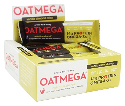 Algopix Similar Product 8 - Oatmega Vanilla Almond Bar