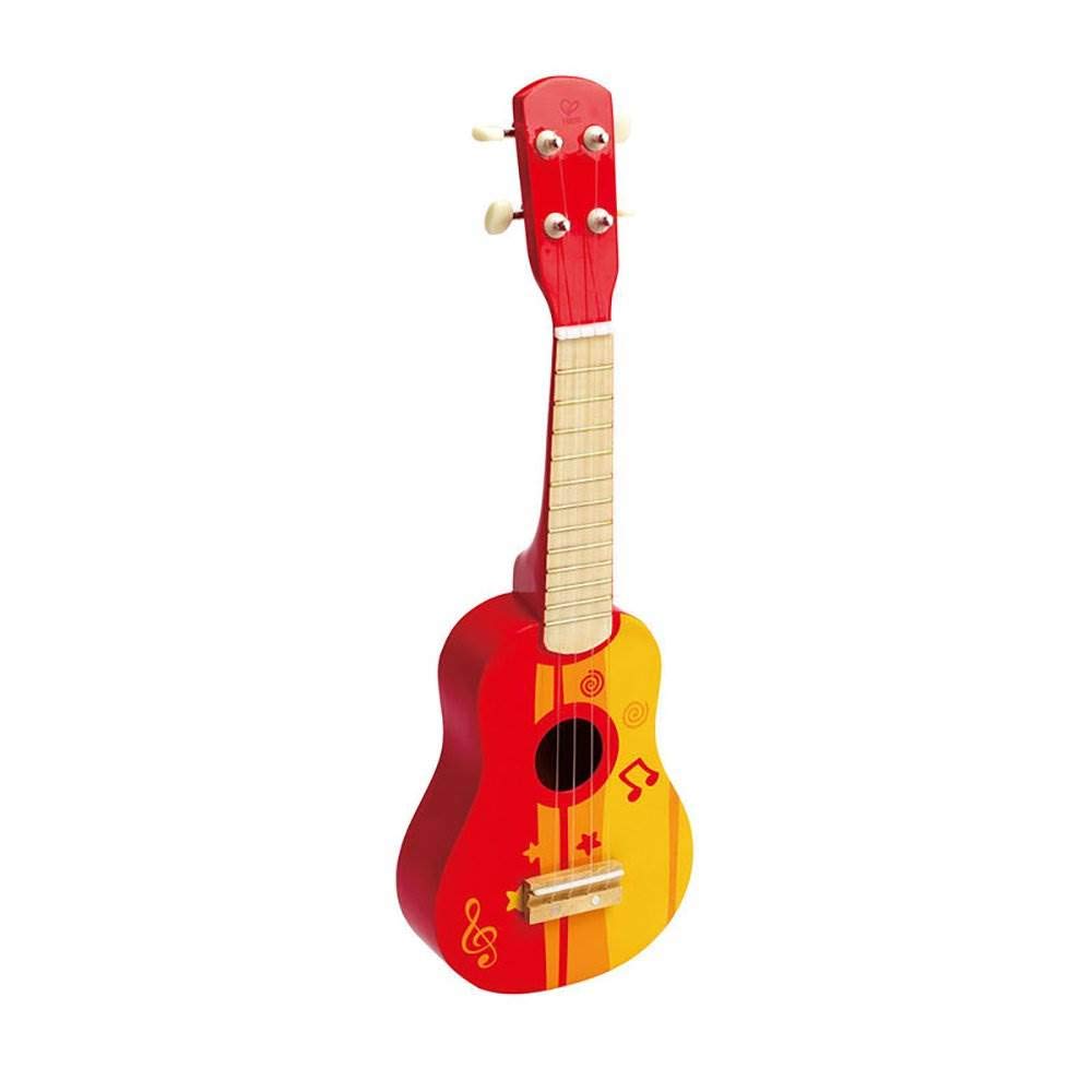 Algopix Similar Product 17 - Hape Kids Wooden Toy Ukulele in Red