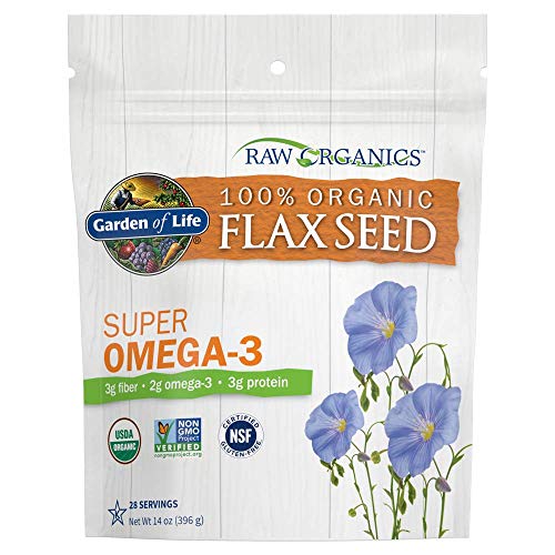 Algopix Similar Product 2 - Garden of Life 100 Organic Ground Flax