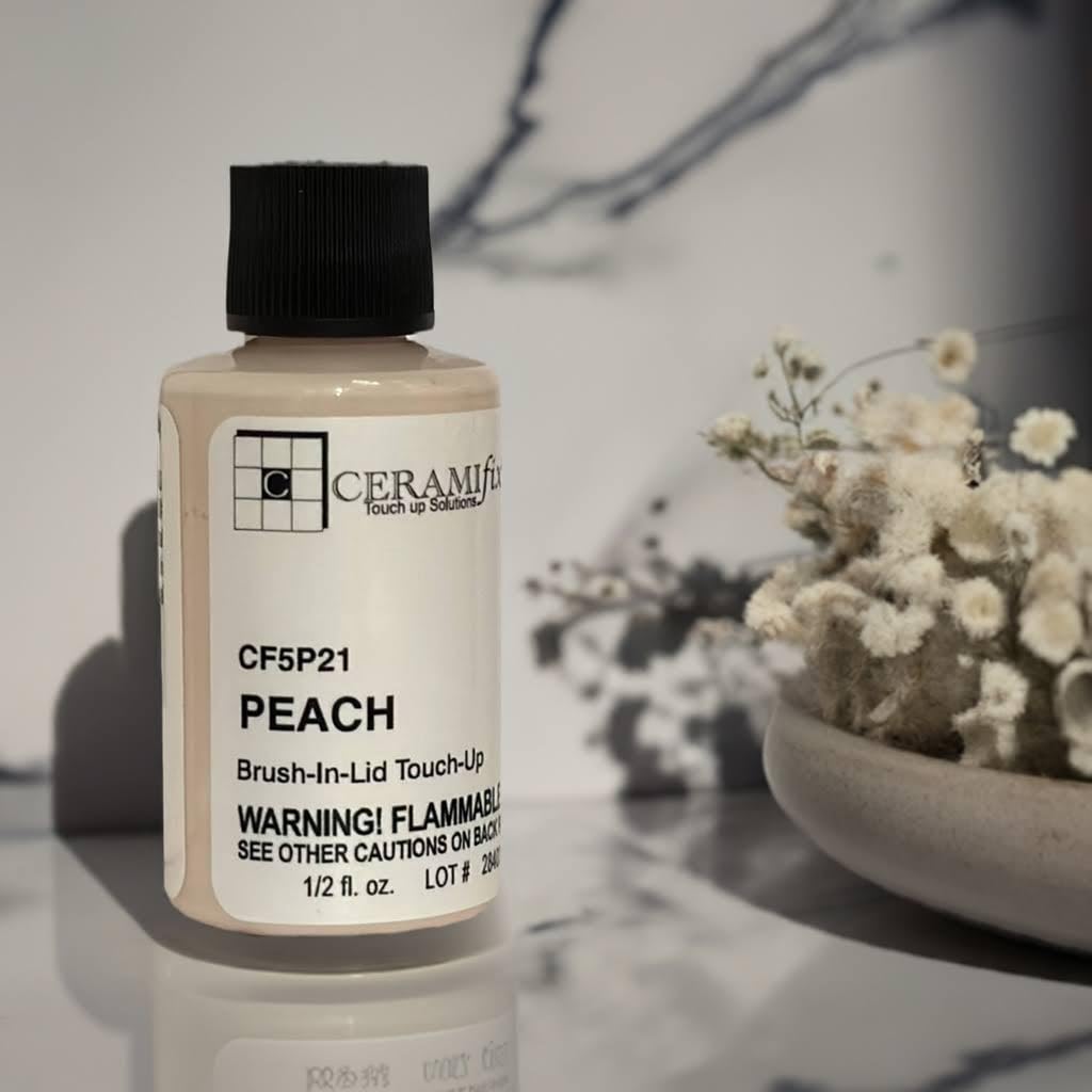 Algopix Similar Product 3 - Ceramifix 5 oz Peach Touch Paint for