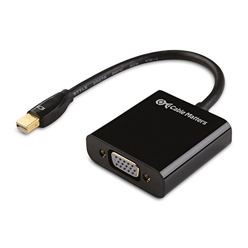 Algopix Similar Product 10 - Cable Matters Mini DisplayPort to VGA