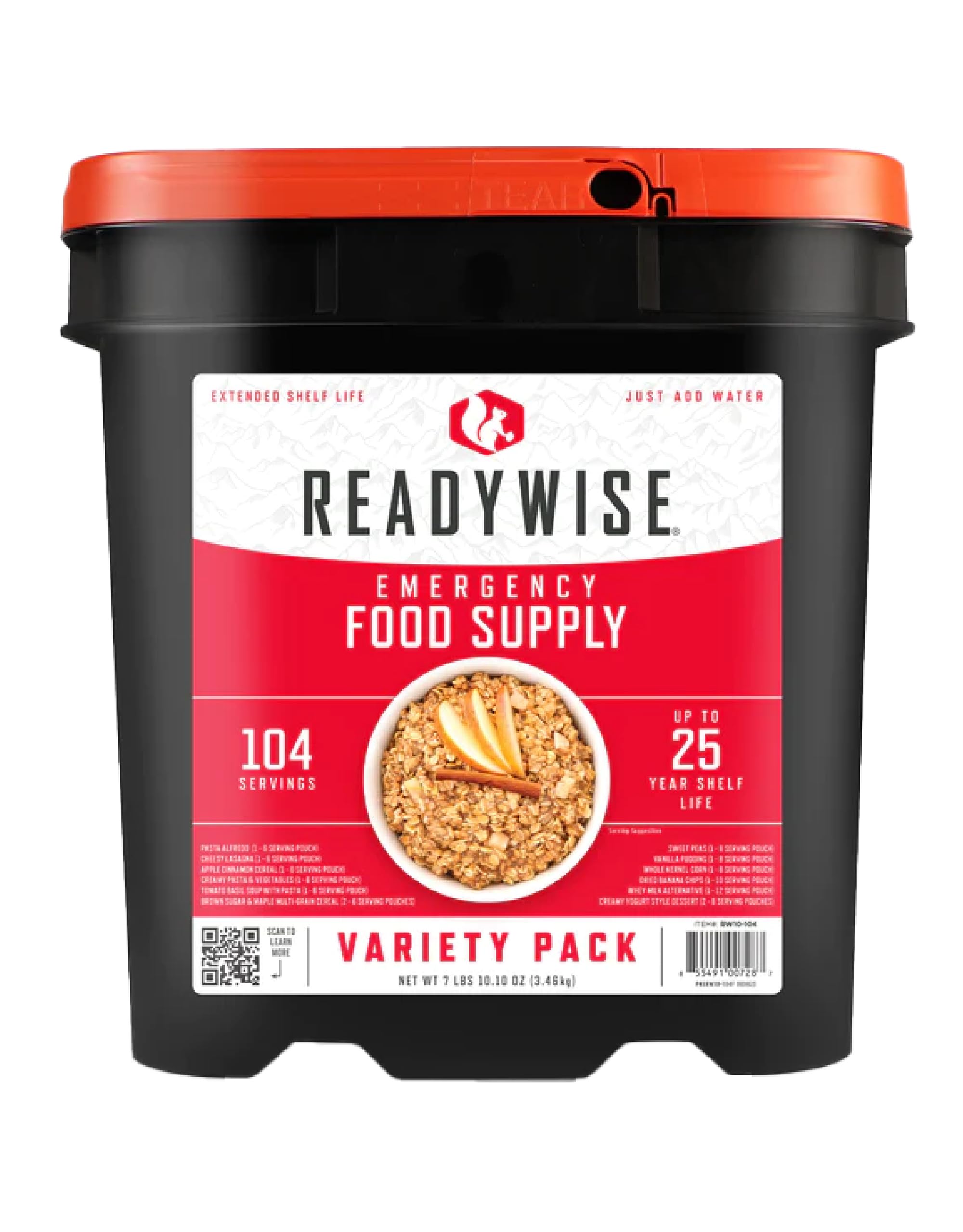 Algopix Similar Product 12 - READYWISE  Variety Pack Bucket 104