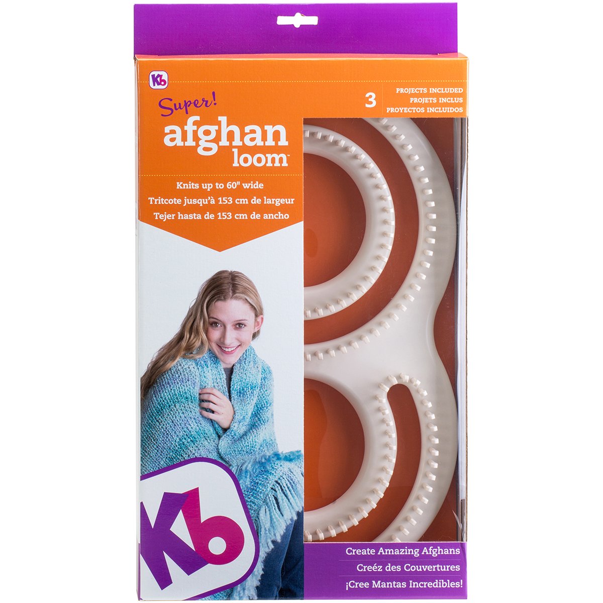 Algopix Similar Product 6 - Authentic Knitting Board Afghan