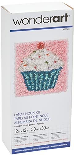 Algopix Similar Product 13 - Wonderart Cupcake Latch Hook Kit 12 X