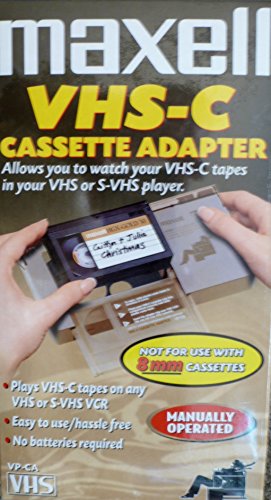 Algopix Similar Product 10 - Maxell Mechanical VHS-C Adapter