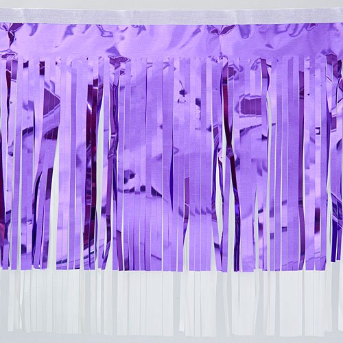 Algopix Similar Product 11 - VICTORY CORPS Purple and White Fringe