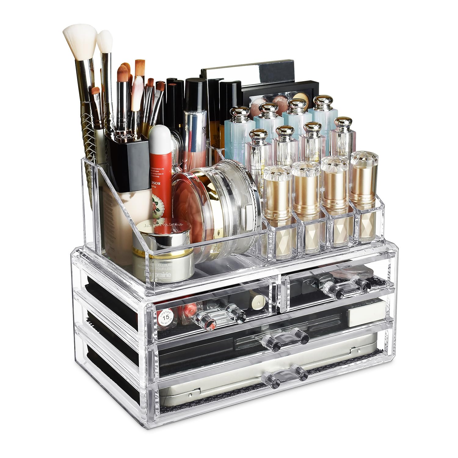 Algopix Similar Product 1 - Ikee Design Acrylic Makeup Organizer