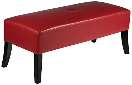 Algopix Similar Product 6 - Cortesi Home Faux Leather Bench 